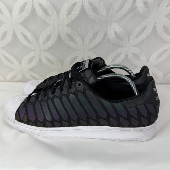 Adidas Superstar Xeno 2015 Men’s Size 12 Black Reflective D69366 - Picture 2 of 11